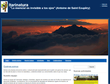 Tablet Screenshot of itarinatura.com